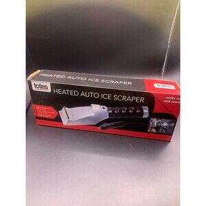 NWT Totes Heated Auto Ice Scraper With Flashlight & Flexible Squeegee